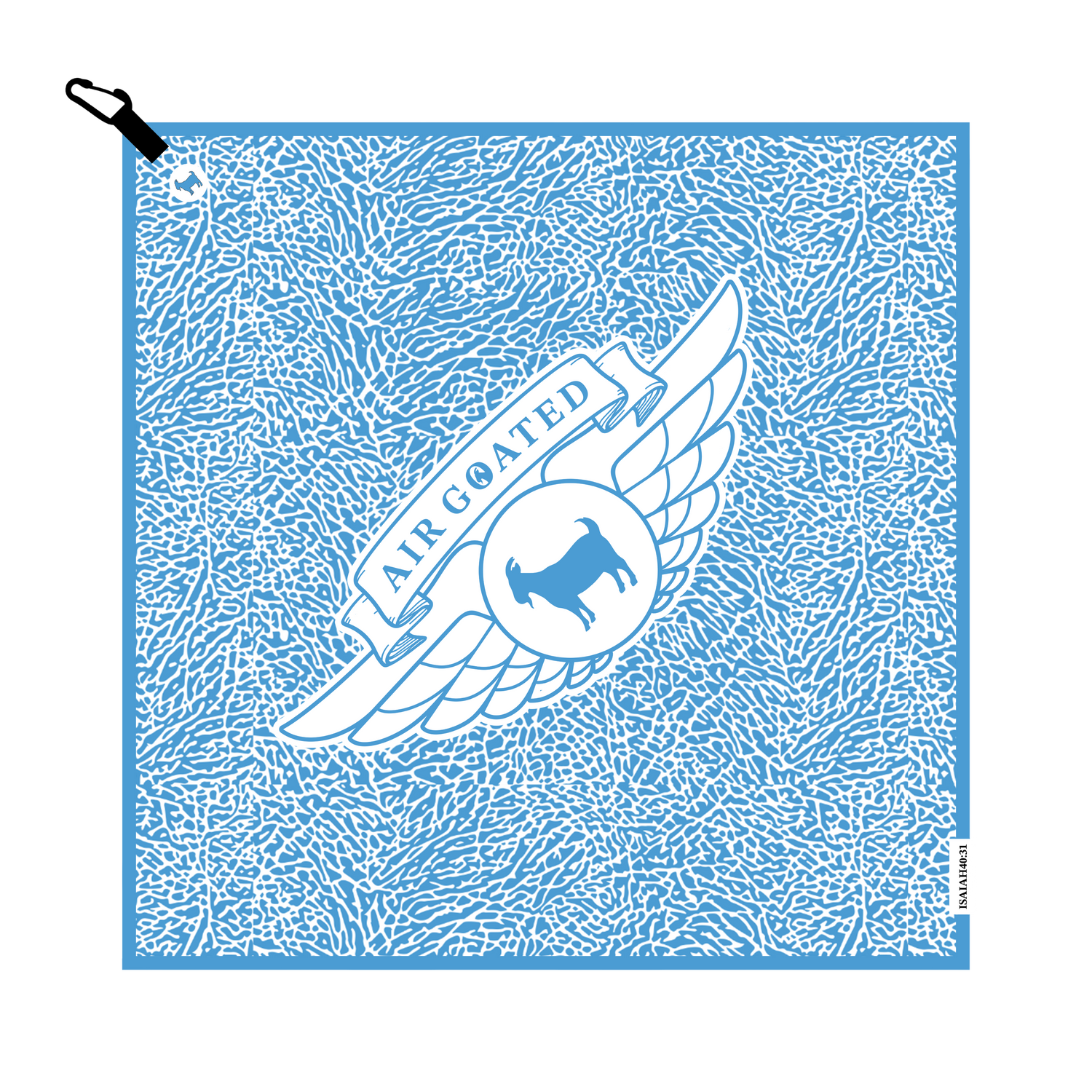 AIR GOATED 7 GOLF TOWEL