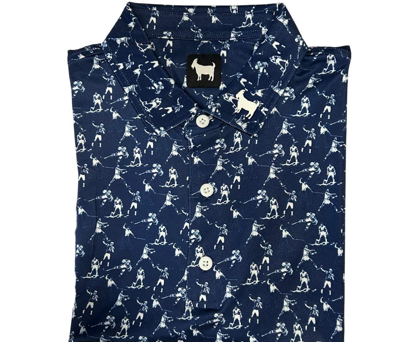 THE BLUE ICONS MEN'S POLO