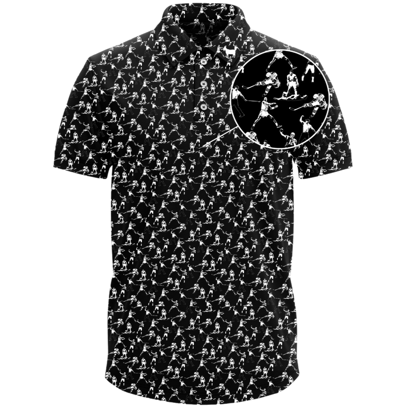 THE BLACK ICONS MEN'S POLO