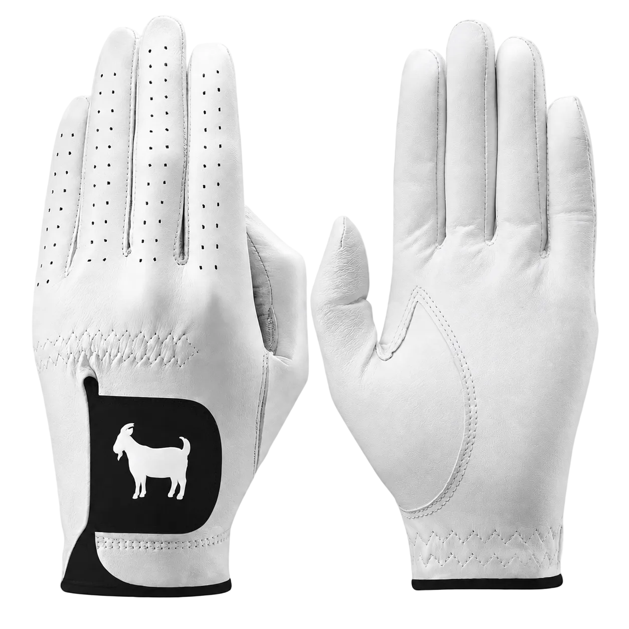 GOATED GOLF GLOVE (WHITE)
