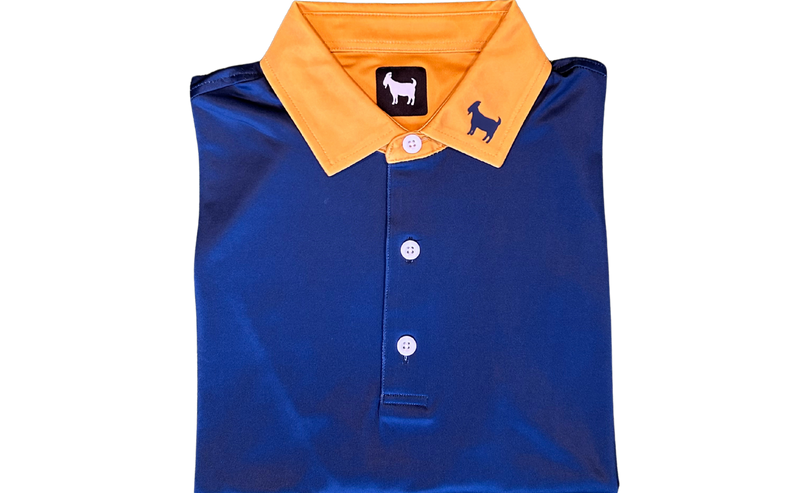 THE NAVY/GOLD POLO