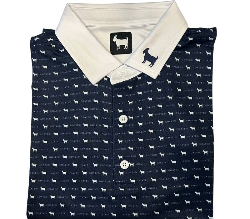 THE NAVY/WHITE POLO