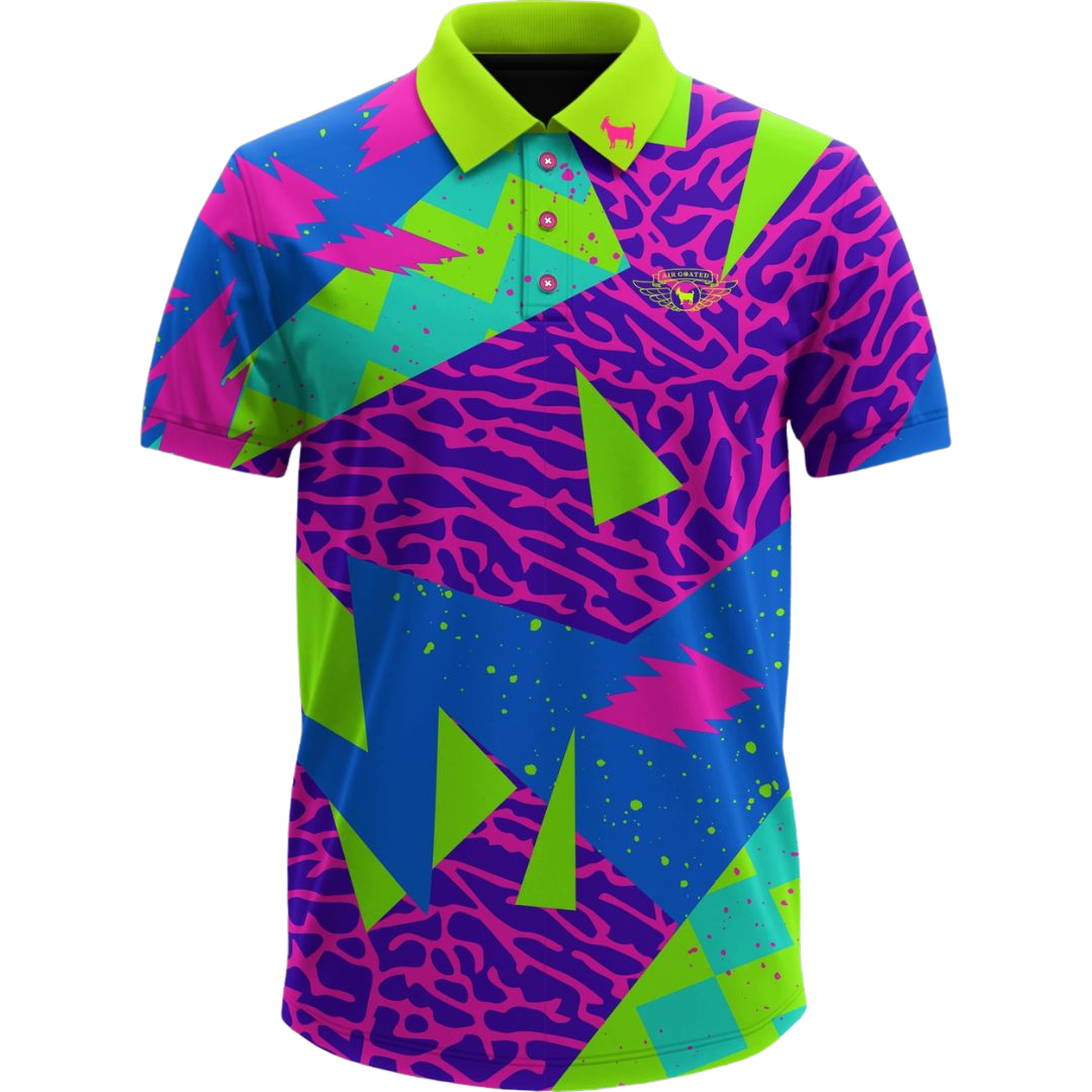 AIR GOATED 5 NEON POLO
