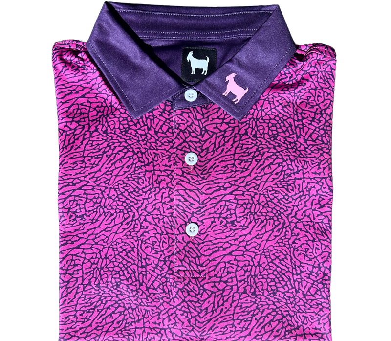 THE PINK/PURPLE CEMENT POLO