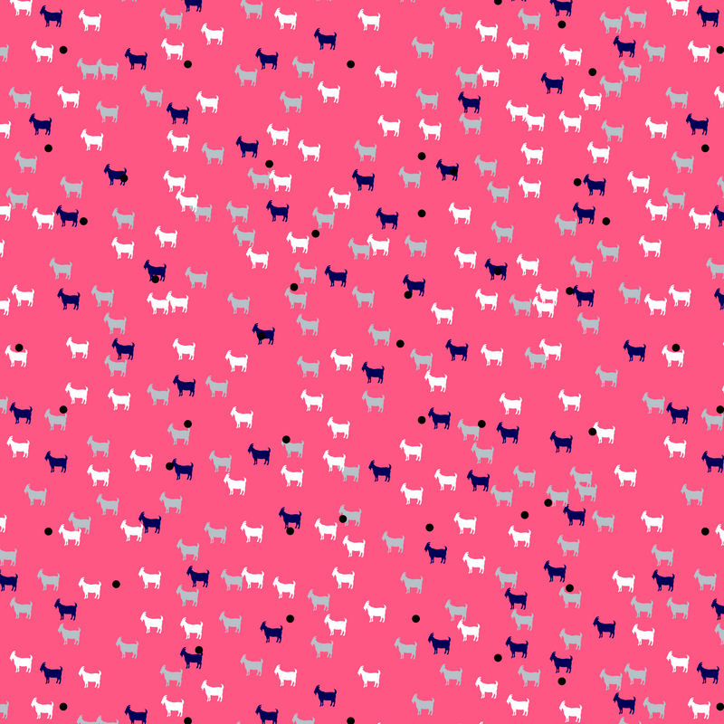 THE PINK DANCING GOATS MEN'S POLO
