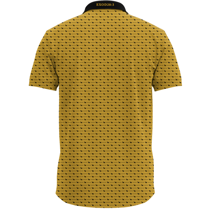 THE GOLD/BLACK POLO