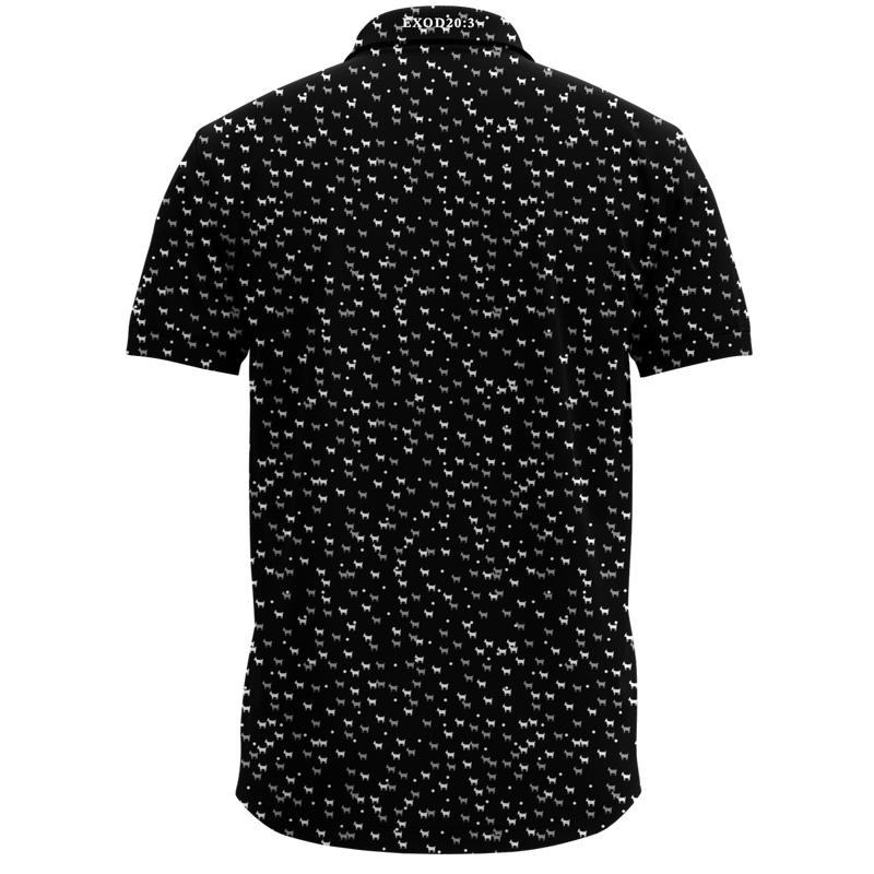 THE BLACK DANCING GOATS MEN'S POLO