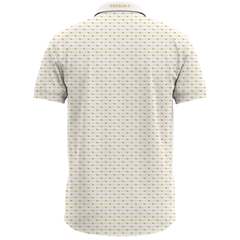 THE WHITE/GOLD POLO