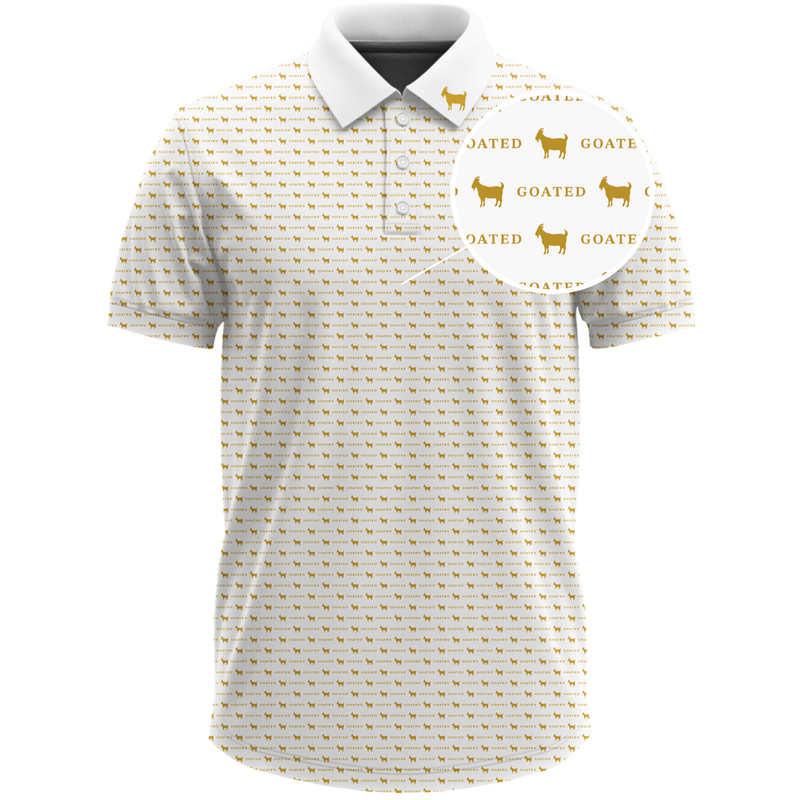 THE WHITE/GOLD POLO