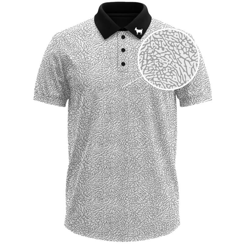 THE WHITE/GREY CEMENT POLO