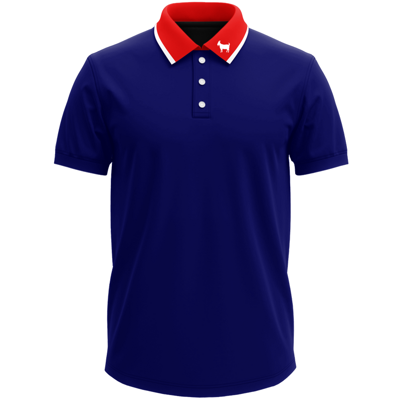 THE BLUE/RED MEN'S POLO