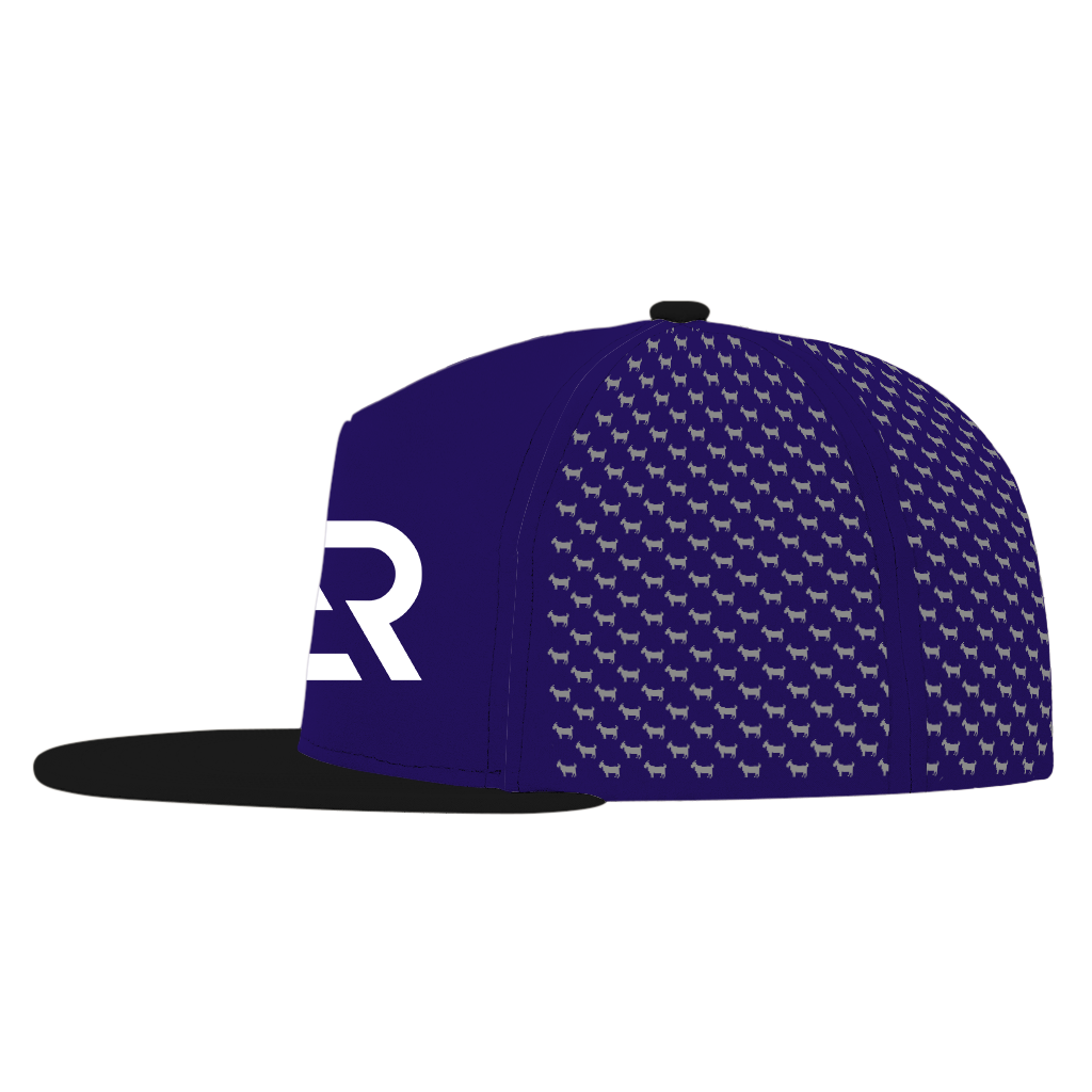 ED REED PURPLE/ BLACK HAT