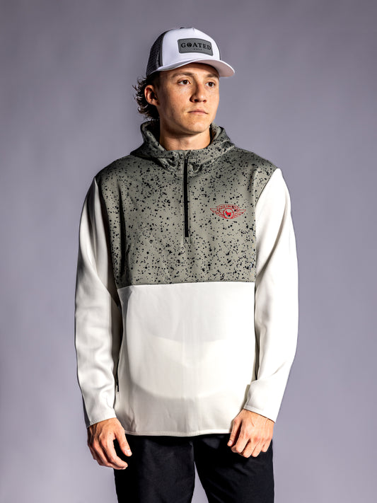 AIR GOATED 4 QUARTER ZIP HOODIE