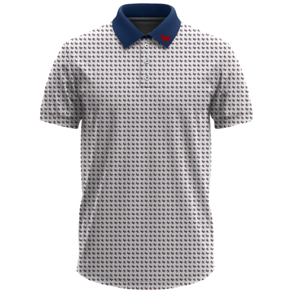 THE LIBERTY SPARKY WHITE POLO