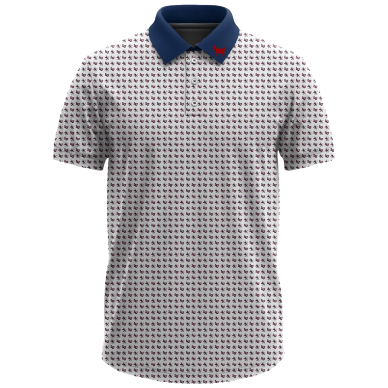 THE LIBERTY SPARKY WHITE POLO
