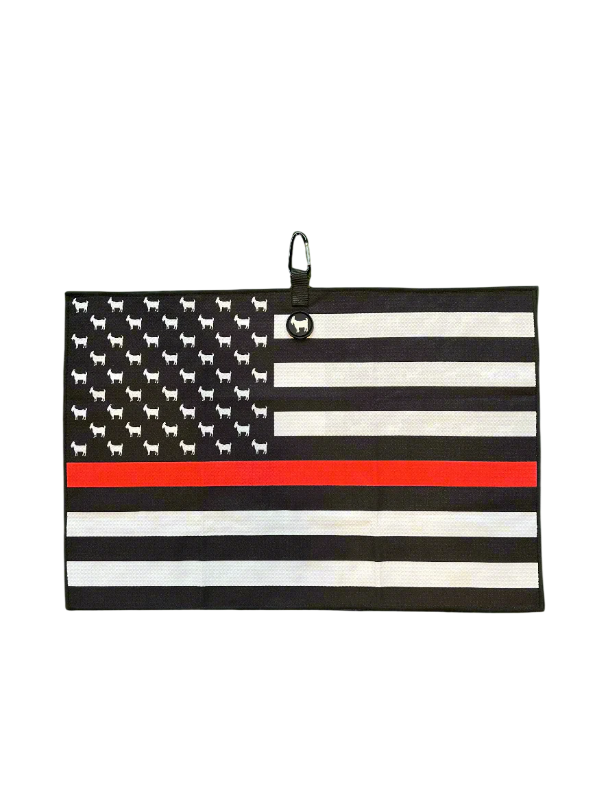 THE THIN RED LINE GOLF TOWEL