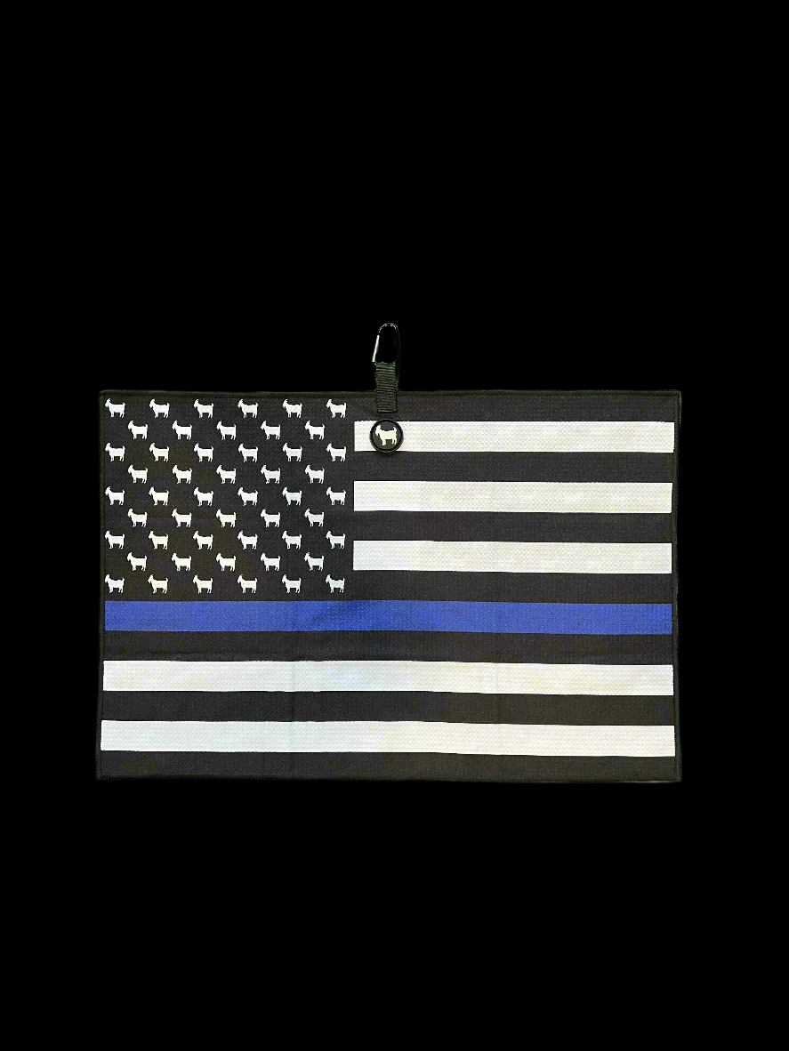 THE THIN BLUE LINE GOLF TOWEL