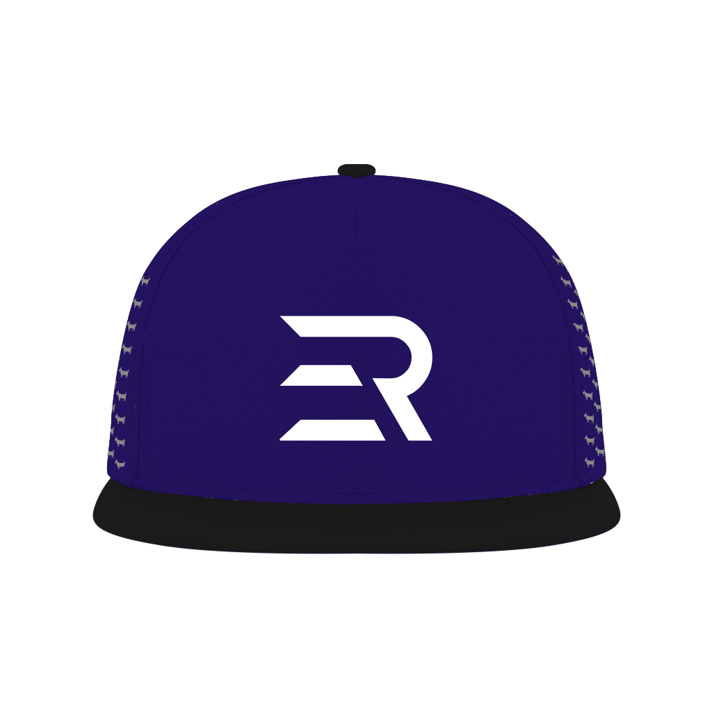ED REED PURPLE/ BLACK HAT
