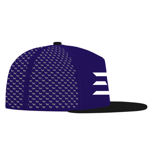 ED REED PURPLE/ BLACK HAT