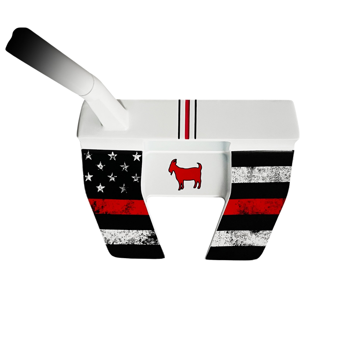 THE THIN RED LINE MALLET PUTTER