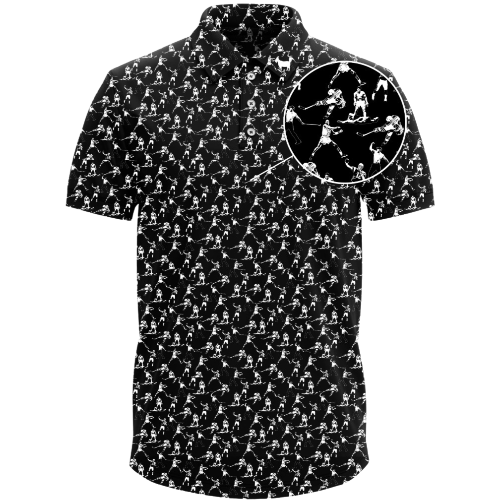 THE BLACK ICONS MEN'S POLO