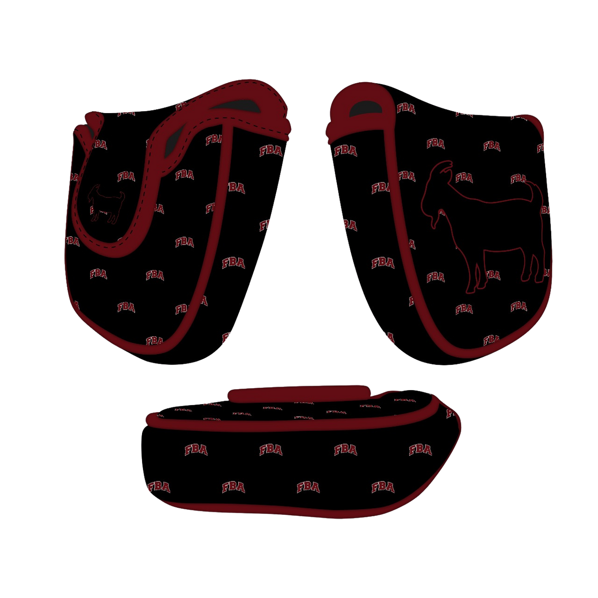 FBA MALLET HEAD COVER BLACK