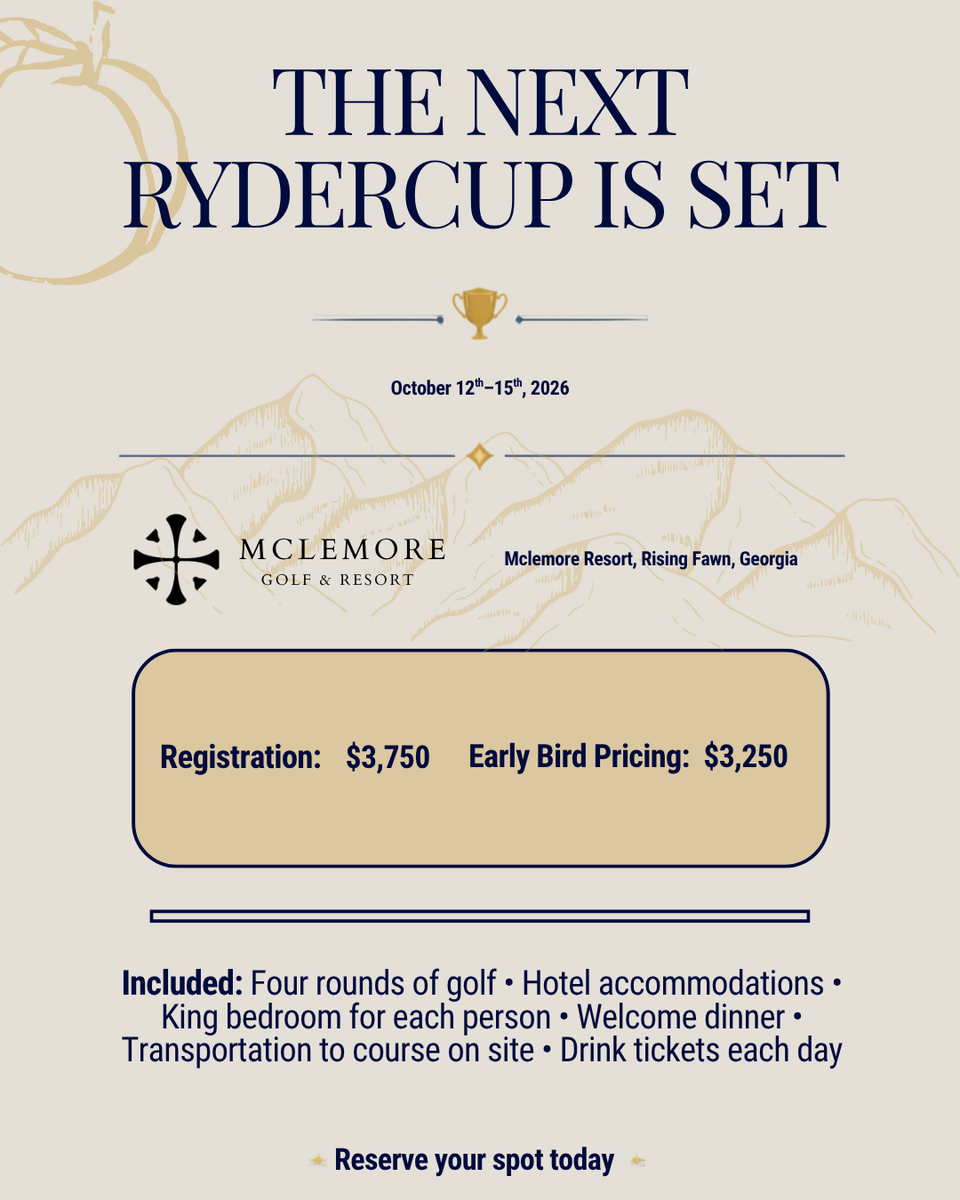 GOATED RYDERCUP 2026