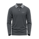 Air Goated 10 - Cool Grey Long Sleeve Polo
