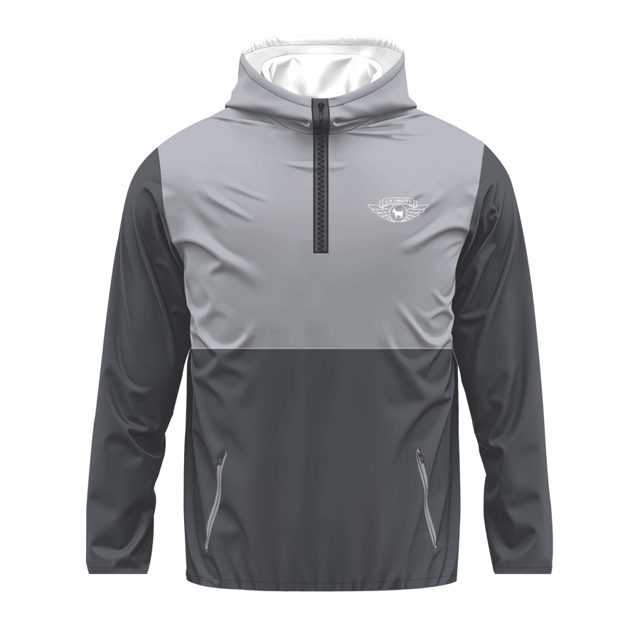 Air Goated 10 - Cool Grey Quarter Zip Hoodie