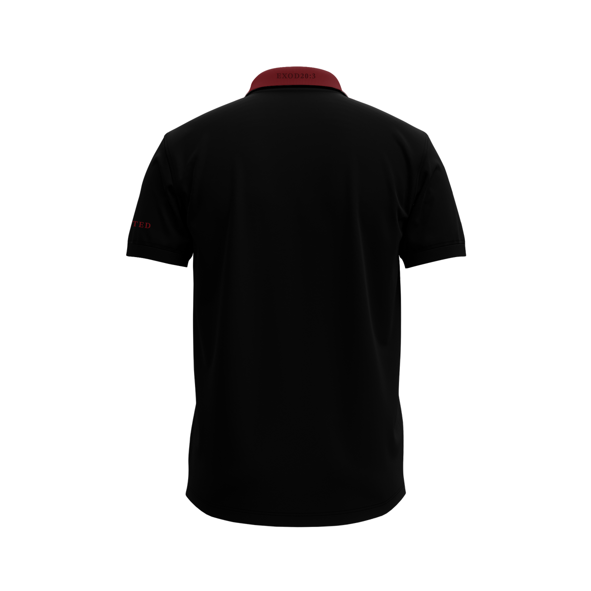 BLACK LOGO POLO
