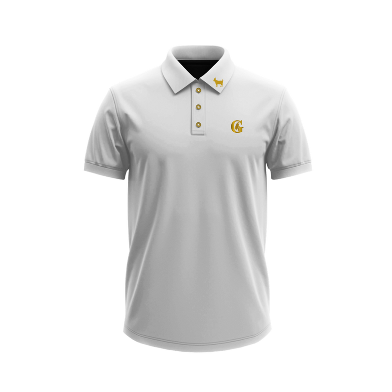 GOAT Club Classic Polo (White)