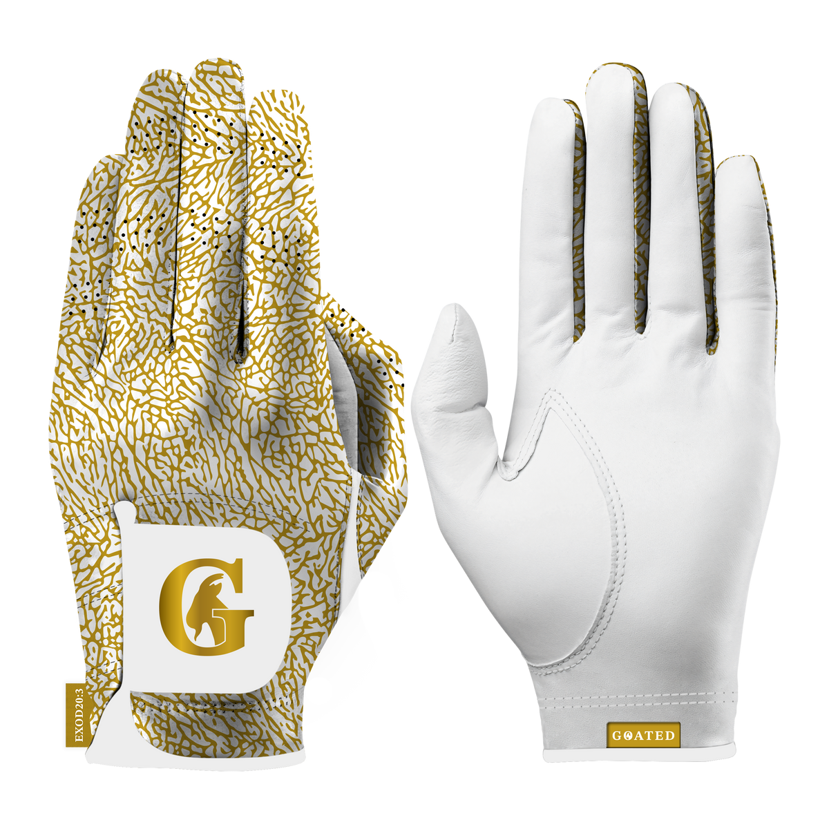 GOAT Club - Golf Gloves (Gold)
