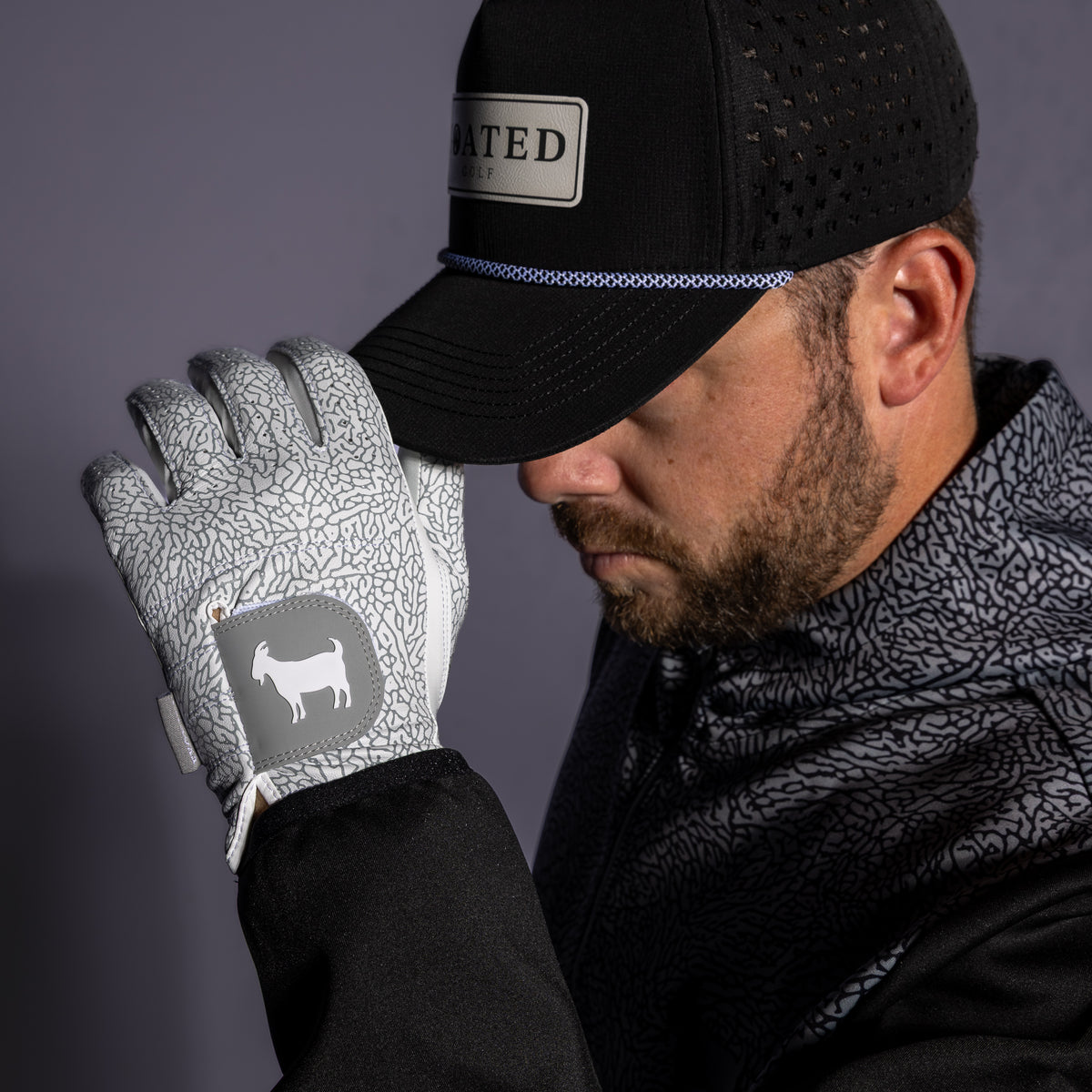 GOATED GOLF GLOVE (GREY EP)
