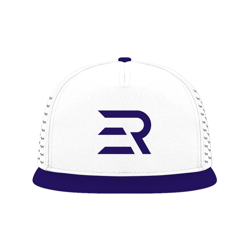 ED REED WHITE/ PURPLE HAT