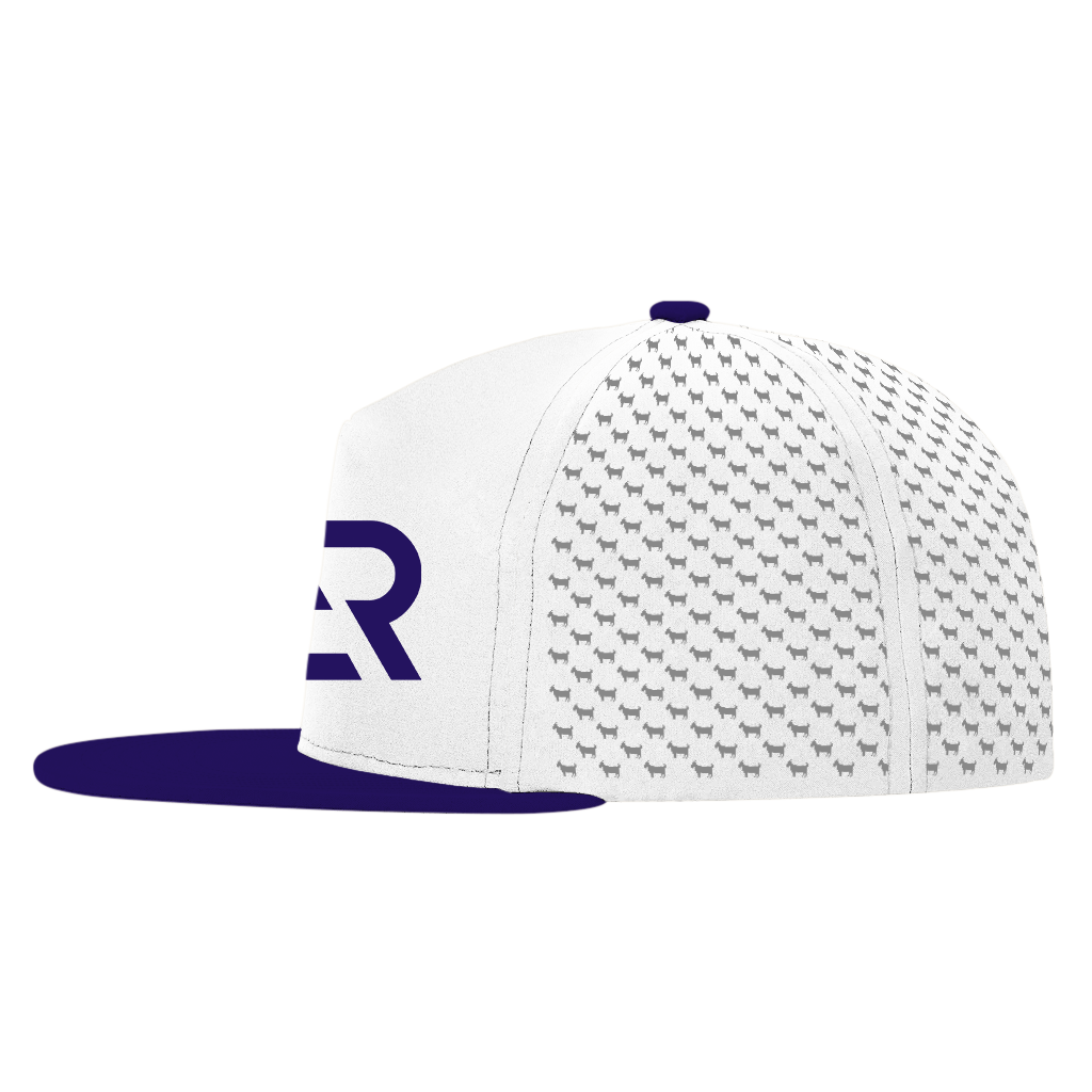 ED REED WHITE/ PURPLE HAT