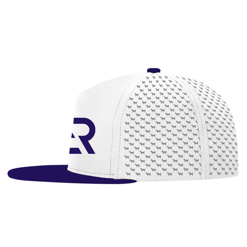 ED REED WHITE/ PURPLE HAT