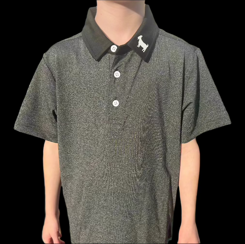 THE CHARCOAL YOUTH POLO