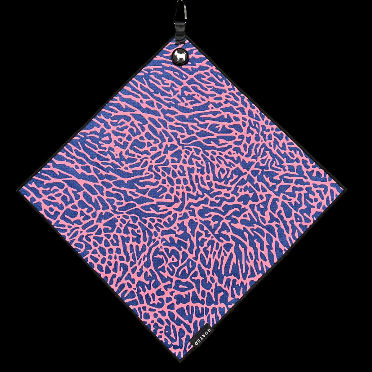 THE NAVY/PINK CEMENT GOLF TOWEL