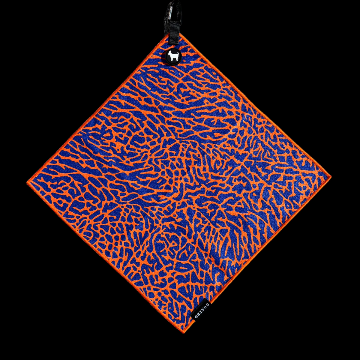 THE BLUE/ORANGE CEMENT GOLF TOWEL