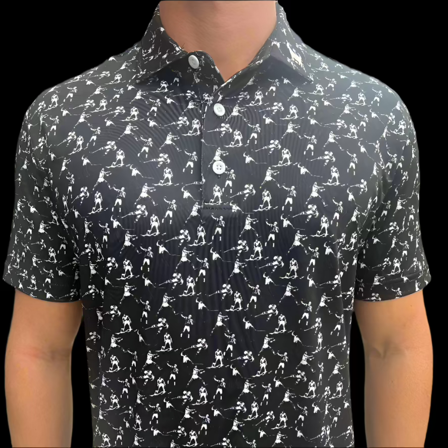 THE BLACK ICONS MEN'S POLO