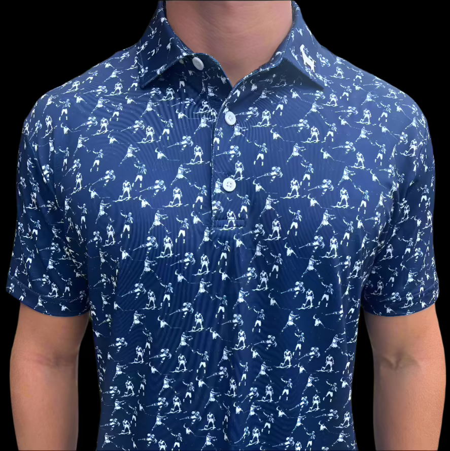 THE BLUE ICONS MEN'S POLO