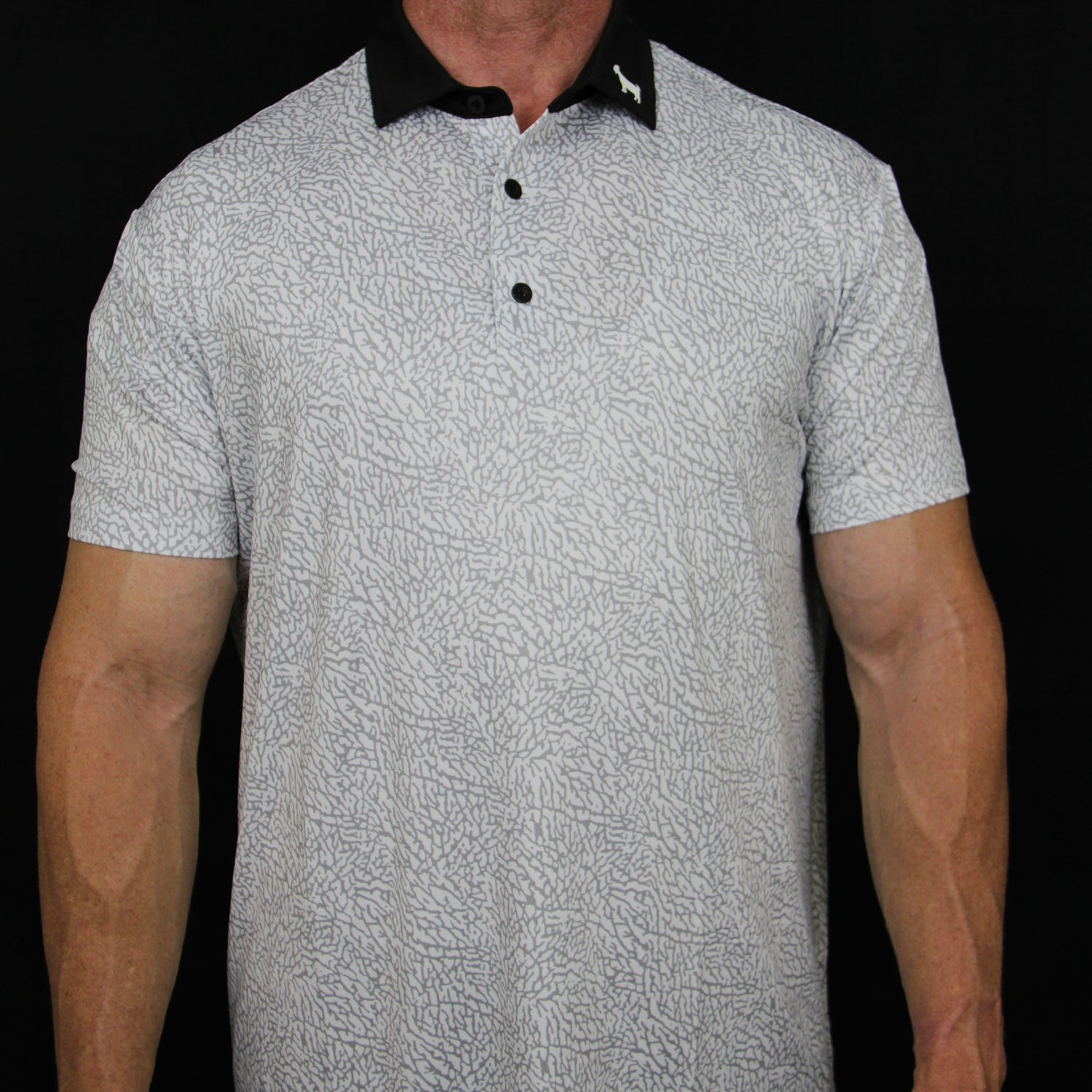 THE WHITE/GREY CEMENT POLO