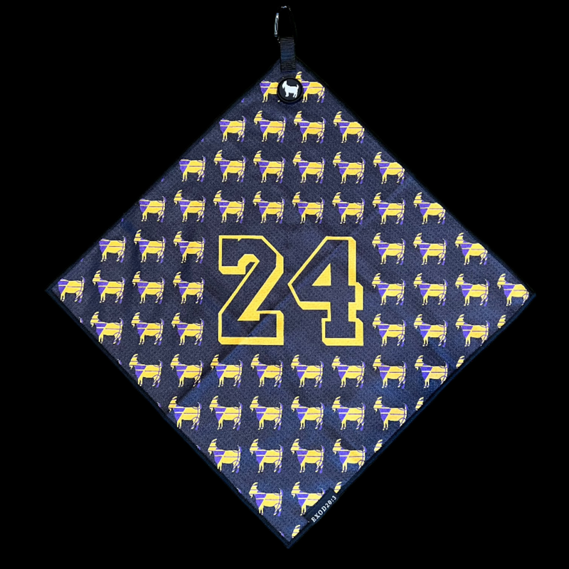 THE BLACK MAMBA GOLF TOWEL