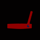 THE RED LIBERTY UNIVERSITY MALLET PUTTER