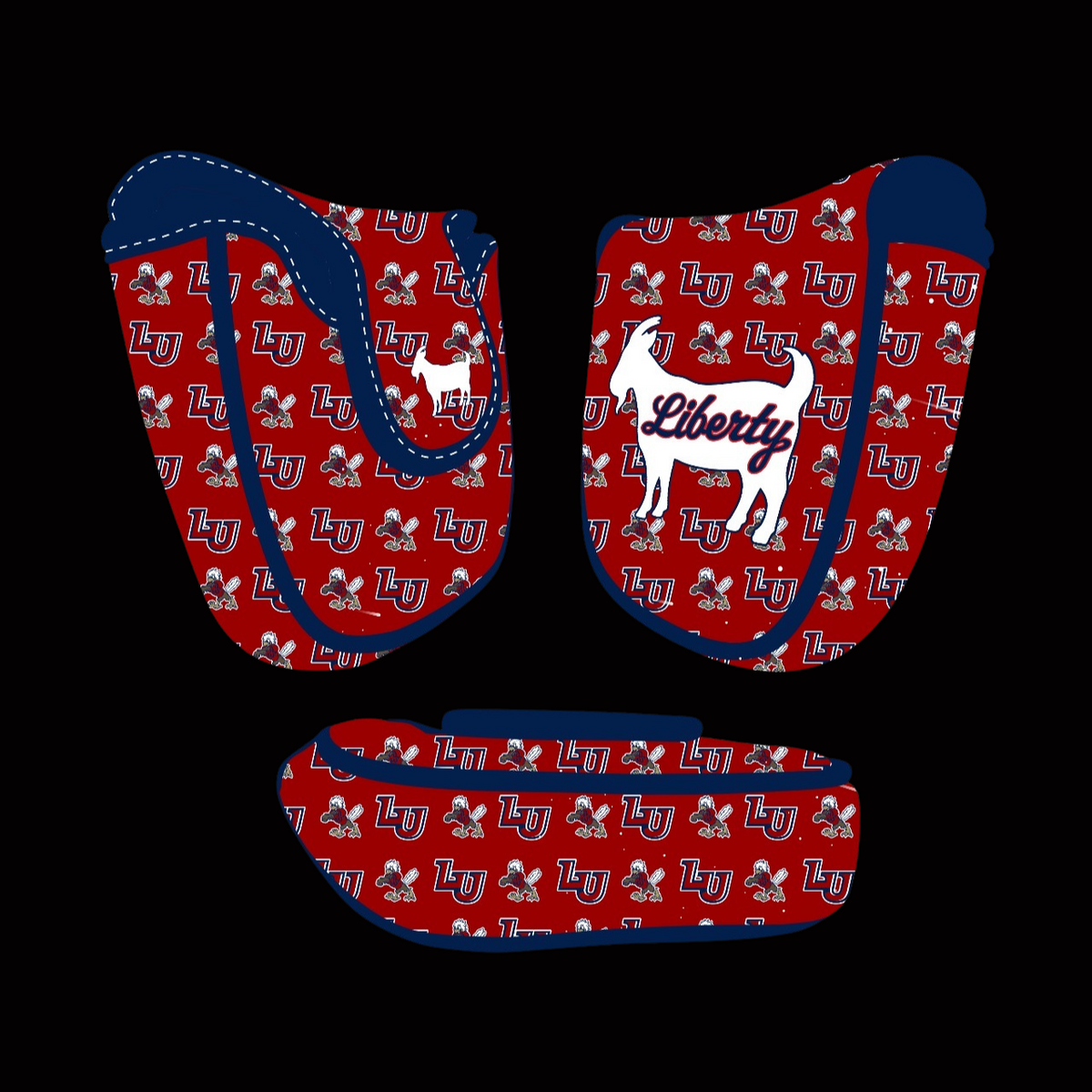 THE RED LIBERTY UNIVERSITY MALLET PUTTER