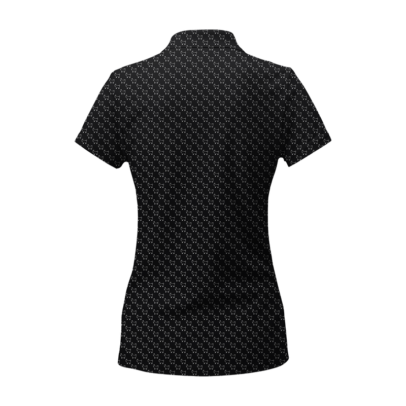 OLD FASHIONED BLACK WOMENS POLO