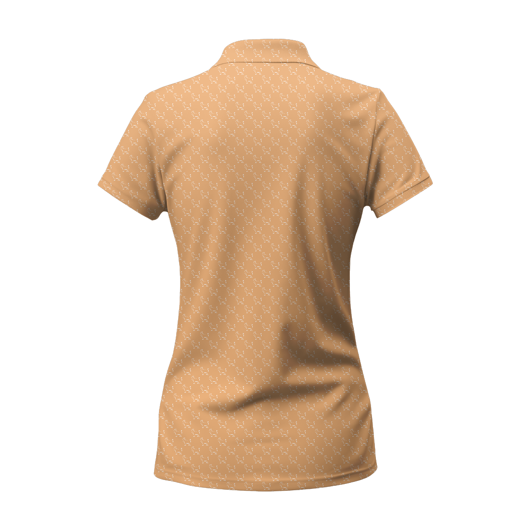 OLD FASHIONED PEACH WOMENS POLO