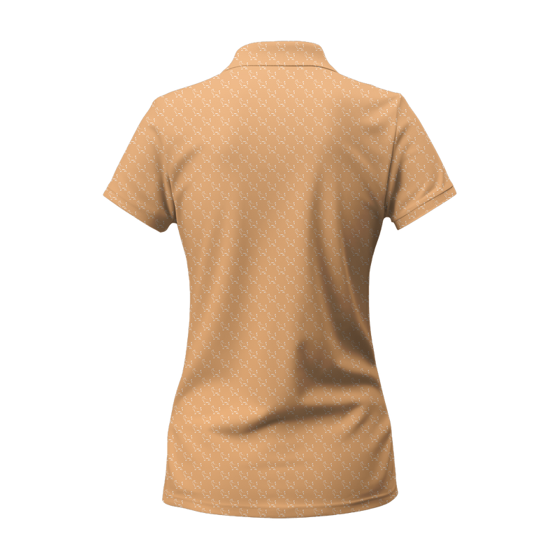 OLD FASHIONED PEACH WOMENS POLO