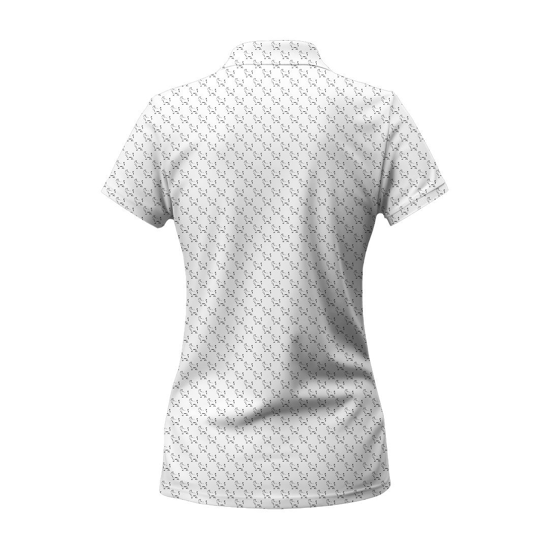 OLD FASHIONED WHITE WOMENS POLO