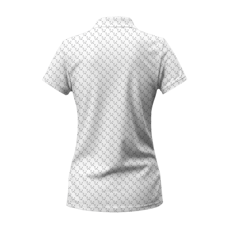 OLD FASHIONED WHITE WOMENS POLO